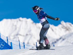 Pia Zerkhold Fünfte im Snowboard Cross