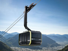 Bozen-Jenesien: Weltweit erste Pendelbahn mit DirectDrive-Antrieb kommt