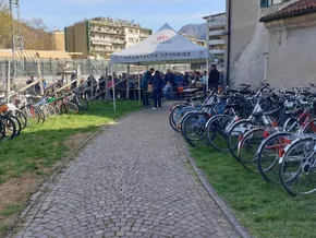 Tauschmarkt für Fahrräder im Gemeinschaftszentrum Maria Heim