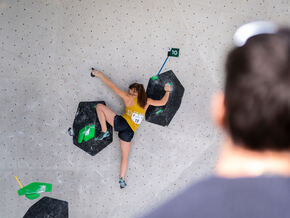 Italienmeisterschaft im Boulder: Starker Auftritt des AVS-Teams