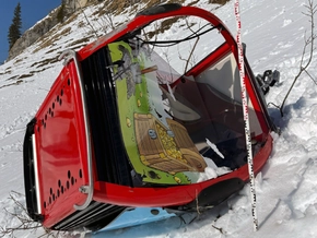 Böe verursachte Unfall mit Schweizer Gondel
