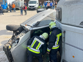 Fahrer entgeht Katastrophe nur knapp