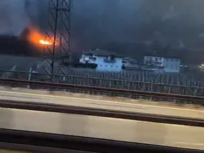 Großbrand in Avio