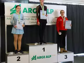 Arge Alp Eiskunstlauf: Südtirol auf Platz vier in Dornbirn