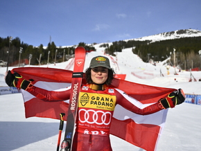 Scheib würzt Riesentorlaufkugel-Gewinn mit 5. Ski-Saisonsieg