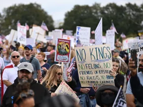 Landesweite "No-Kings"-Proteste gegen Trump in den USA