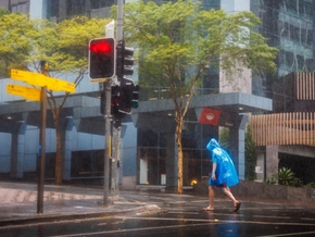 Kategorie-5-Zyklon "Narelle" vor Queensland