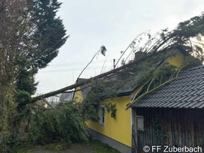 Zahlreiche Sturmschäden und Unfälle in Österreich