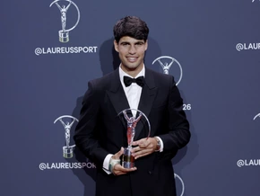 Tennis-Asse Alcaraz, Sabalenka Gewinner bei Laureus-Gala