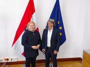 Gesundheitslandesrat Hubert Messner in Wien