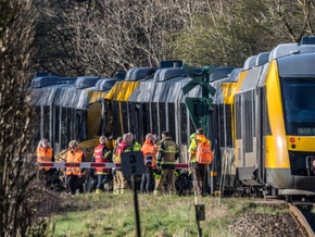 Zum Teil Schwerverletzte bei Zugsunglück in Dänemark