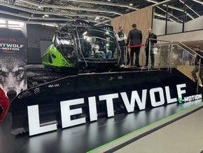 Elektrisches Pistenfahrzeug „Leitwolf E-Motion“ in Grenoble vorgestellt