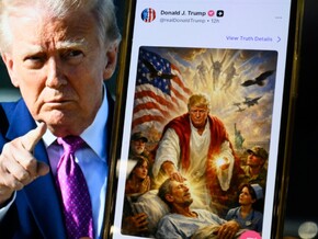 Trump löscht KI-Bild von sich als Jesus