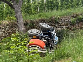 Schwerer Traktorunfall in Schenna