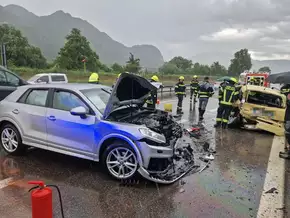 Terlan: Verkehrsunfall auf der MeBo