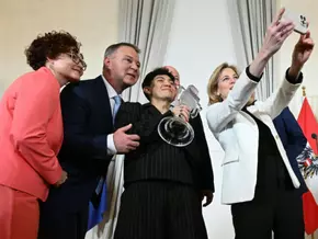 Heimische Spitzenpolitik im ESC-Fieber