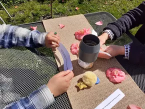 Interkulturelles Speed-Date im Caritas-Garten in Meran