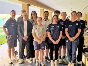 Die italienische Schießnationalmannschaft trainiert in Meran