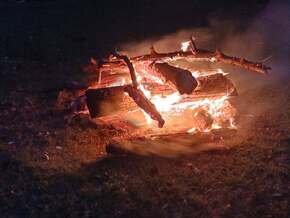 Lagerfeuer sorgt für Fehlalarm