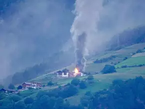 Dachstuhlbrand auf Bauernhof oberhalb von Galsaun
