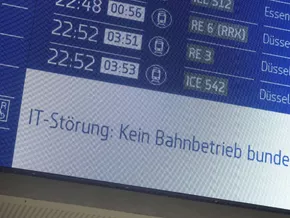Softwarefehler sorgte für deutschlandweiten Zugstillstand