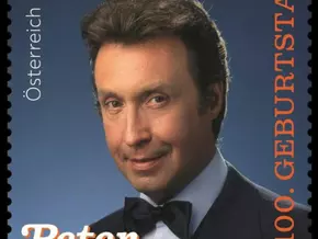 Wertschätzung mit Wertzeichen für Peter Alexander