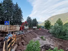 Wildbachverbauung schreitet nach Unwetterschäden ein