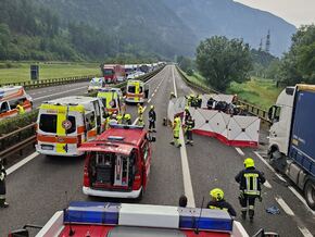 Tödlicher Auffahrunfall auf der Brennerautobahn