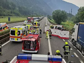 Tödlicher Auffahrunfall auf der Brennerautobahn