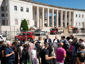 Gericht: Provisorischer Sitz steht, Rettungsplan für Justiz und Kulturgüter läuft