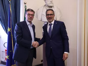 Landeshauptmann Kompatscher trifft Minister Giorgetti