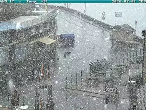 Überraschung am Stilfser Joch: Nach Hitze plötzlich Schneefall