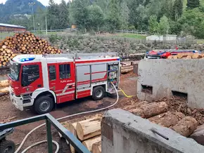 Feuer im Sägewerk: “Vorbildlich reagiert”