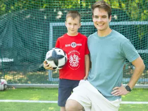 Siebenjähriger traf seinen Stammzellspender in Wien