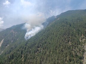 Weiter Kampf gegen Waldbrand in Tirol, aber unter Kontrolle