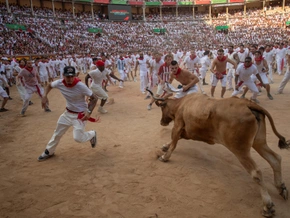 Verletzte bei zweiter Stierhatz in Pamplona