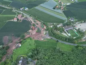 Murabgang in Meran: Aufräumarbeiten in Rekordzeit abgeschlossen