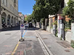 Neue unterirdische Wertstoffinsel in der Piavestraße in Bozen