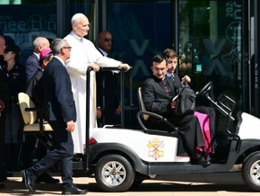 “Blue Lou” Marini traf Papst Leo XIV.