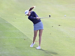 Golferin Spitz auf Ladies European Tour bei London Achte