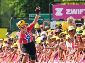 Norwegerin Haugset gewinnt nach 88-km-Solo 3. Tour-Etappe