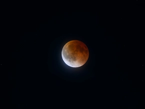 Partielle Mondfinsternis in Österreich gut zu sehen