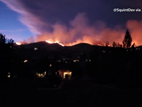 Massive Waldbrände in Nevada - VIDEO