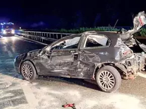 Tödlicher Unfall: Giovanni Perrina [81] stirbt bei Überschlag auf der A22