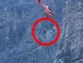 Ortler: Vater und Tochter mit Heli aus Bergnot gerettet - VIDEO