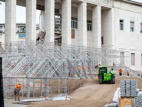 Nach dem Einsturz: Gerichtruine wird mit Sensoren überwacht