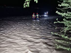 Nachts aus dem Eisack gerettet: Mann schwer unterkühlt