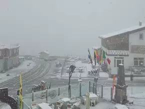 Frischer Schnee verzaubert das Stilfser Joch