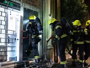 Brand bei Tankstelle in Meran