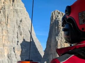 25-Meter-Sturz an den Drei Zinnen: Bergsteiger gerettet